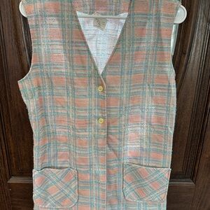 Ko Ko Knits Plaid Knit Top